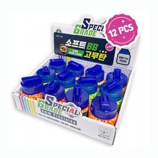 소프트 BB 고무탄 6mm 1박스 12개입 소프트탄 1000발 비비탄 알로이 총알, 1개, 상세페이지 참조