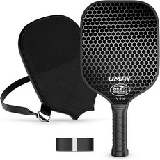 USAPA 승인 토너먼트 등급 피클볼 패들 정밀 제어 향상된 스핀 및 파워를 위한 16mm PP 허니콤 코어가 장착된 열성형 3K 탄소 섬유 커버 오버그립이 프로 8온스 라켓