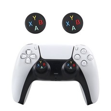 我的世界卡通摇杆帽硅胶帽手柄按键帽3D保护帽, 1個, ABXY--1对（2个）,PS4/PS5/NSPRO/Xbox通用
