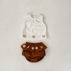 四口甜 嬰幼兒小熊花套裝