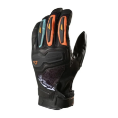 MACNA HAROS 夏季防摔短手套 觸控, Rok Bagoros 黑橘藍 #183