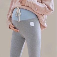 임산부 레깅스 속바지 통풍 임부바지 3부 로우 임산부레깅스 만삭까지 편안한 면 소재