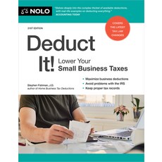(영문도서) Deduct It!: Lower Your Small Business Taxes Paperback, NOLO, English, 9781413332155