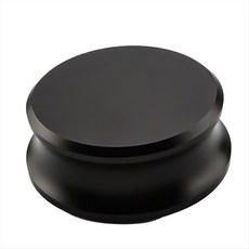 알루미늄 비닐 레코드 무게 안정기 디스크 밸런스드 클램프 턴테이블 LP 레코드 플레이어 액세서리와 호환용, Black, 검은색