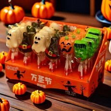 萬聖節糖果兒童分享節日禮物解饞小零食搞怪零食, 1個, 圣誕糖果,1盒(30顆）