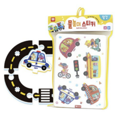 아리아띠 목욕놀이 스티커 탈것 MRMP 030, 혼합색상, 1개