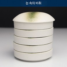 세라믹 물감 파레트 5단 도자기 팔레트 동양화 유화 회화 안료용 화구 접시, 1개