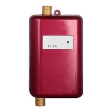 전기 무탱크 온수기 110V 220V 순간 온수 보일러 IPX4 방수 04Pa 샤워 욕실 주방 세척용, 빨간색, China Mainland, 유럽 연합