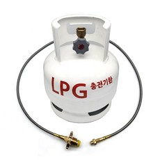 LPG호스 LPG 3킬로 3k 가스통 이소가스 연장호스 1m, 1개, 0. LPG호스 1헤드 1m