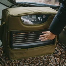 언더힐 캠핑 신일 팬히터 가방 케이스 커버 이동링 포함, 1200, 1200 카키+이동링