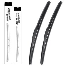 iamdue 汽車混合式撥水鍍膜矽膠雨刷 2入, 1組