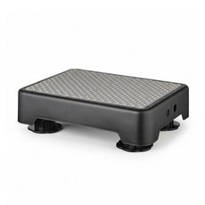 ANJ 높이 조절 발판 계단 경사로 디딤대 논슬립 발받침, 블랙, 1개