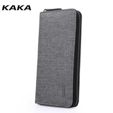 KAKA 男用長夾 牛津布材質 防水耐磨大容量手拿包