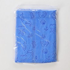 寵物速乾吸水毛巾 仿麂皮吸水巾 寵物浴巾, 1個, 藍色海洋