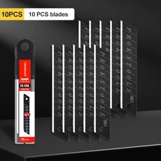 다기능 스테인레스 스틸 다용도 테일 브레이크 디자인 눈금자 병따개 개폐식 커터 미술 용품 6 in 1, 1개, 2.10PCS blades