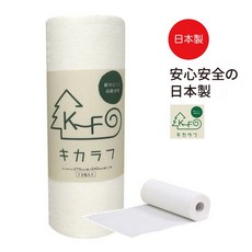 KIKARAF 日本製多功能料理紙，高吸水強吸油，料理過濾清潔皆宜，可清洗重複使用, 1個, 1捲