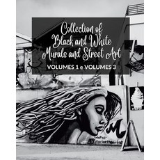 (영문도서) Collection of Black and White Murals and Street Art - Volumes 1 and 3: Two Photographic Books... Paperback, Blurb, English, 9798880652471