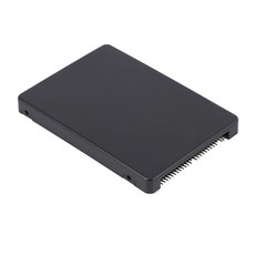 44핀 MSATA-2.5인치 IDE HDD SSD MSATA-PATA 어댑터 변환기 카드(케이스 포함), 1개, 검은색