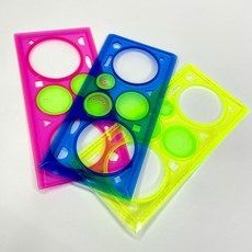 톱니원형 자 도형그리기 문구자