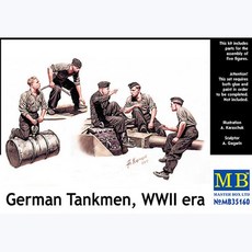 MB35160 1/35 German Tankmen WWII era (5 Figures), 1개