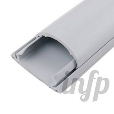 인프마켓 전선몰딩 전선쫄대 반원몰딩 전기선몰딩, 백색/5호, 1개