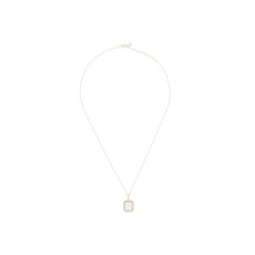 마테오 14K 옐로 골드 다이아몬드 B 네크리스