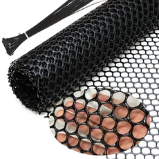 그물망 울타리 촘촘한 새 동물 메쉬 나일론 보호망 휀스 안전망 보호망 플라스틱 환경 울타리 가금류 그, 03 40 x100cm, 03 black