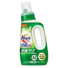 Kao 花王 Attack室內晾曬強力消臭洗衣精, 1瓶, 720g