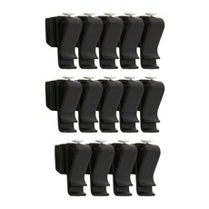 퍼터 클램프 홀더 정리함에 장착된 14Pcs 골프 클럽 가방 클립 내구성 ABS 블랙 퍼팅 클립 골퍼와 호환되는 골프 액세서리, 14개, 그림과 같이