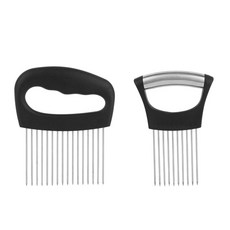 슬라이스용 양파 홀더 2개 16개의 슬라이서 커터 감자 초퍼 주방 텐디저를 토마토 초대형 야채 바늘과 키트 바늘이 10개의 도구 있는 고기 위한 가전 가젯