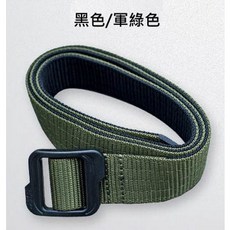 【野戰搖滾】SECTOR SEVEN 雙面戰術腰帶 MultiCam數位沙漠迷彩兩用 尼龍腰帶, 黑色/軍綠色,XL, 1個