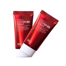 1+1 텐제로 퍼펙트 커버 비비 크림 커버력 좋은 톤업 BB크림 50g, 베이지, 2개