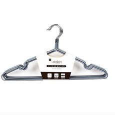 오늘출발샵 그레이 옷걸이 논슬립 PVC 코팅 10개 세트 10p 실용적인소품