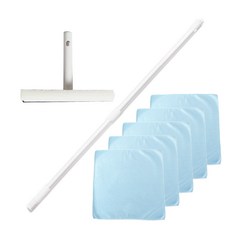 선우하우스 유리닦이청소기+유리걸레5p, 1개