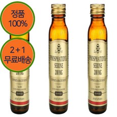 2+1 솔가 포스파티딜 세린 Serine 200mg 60젤 대두 소이 레시틴 함유, 60개, 1개