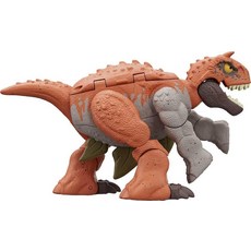 Mattel 쥬라기 월드 피어스 체인저스 2-in-1 공룡 액션 피규어 더블 데인저 장난감 바리오닉스에서 파라소랄로푸스로 11단계로 변신, 카르노타우루스 1