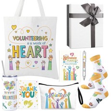 ECLATIS Patelai 8 Pcs Volunt2E(넓음)r AppreciatiON 온 Gifts SET 세트 for Women Thank You Gift 16 oz Sta, ECLATIS Patelai 8 Pcs Volunt2E