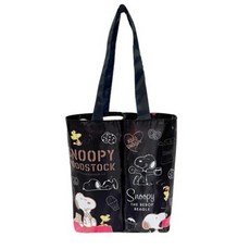 Snoopy 史努比圖案手提袋, 黑色