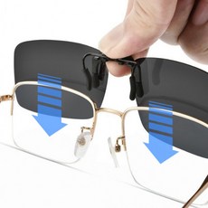 선글라스 위에 클립 끼는 파우치 안경 포함 편광 sja*051XV