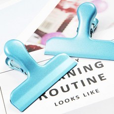 고급 쇠집게 사진촬영 인테리어 집게 하늘색 1P