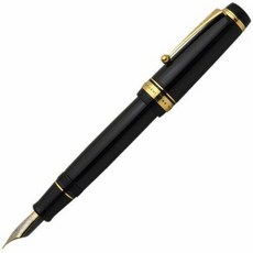 Pilot Custom Urushi 18K 尖 鋼筆 FKV-88SR (朱/藍/黑), 0.7mm 書法, 黑漆, M尖
