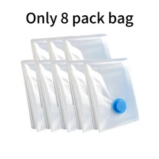1-10PCS 의류 보관용 진공 가방 및 펌프 커버 대형 플라스틱 압축 빈 여행 액세서리 용기, 02 30x50cm, 05 only 8 pack bags, 1개