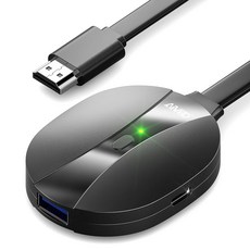 AIMIBO 트루 4K 무선 디스플레이 어댑터 2026 플러그 앤 플레이 2 4G 5G 60Hz HDMI 무선 동글 iPhone 17 Android Windows macOS