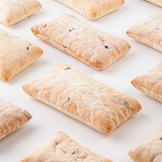 블랙 올리브 치아바타 냉동완제품 [카페노리], 100g, 7개