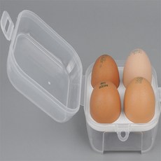 휴대용 4구 계란통 달걀트레이 계란보관용기 달걀보관