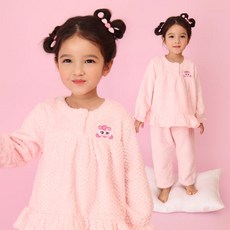캐치! 티니핑 하츄핑 보송 밍크잠옷상하세트 PE