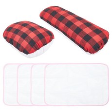 WEBEEDY Tailors 햄 슬리브 롤 세트 다림질 매트 키트 다림질 액세서리 프레싱 햄 솔기 롤러 도구 보호 패드 매트 포함 바느질 프레스 퀼팅 다림질 의류용