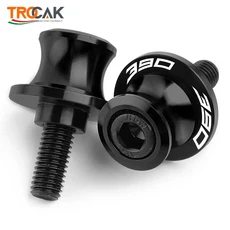 KTM 듀크 390 어드벤처 RC3 SMC CNC 스윙암 스풀 슬라이더 스탠드 스크류 오토바이 액세서리, 01 X-Black