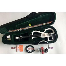 전자 일렉 바이올린 입문용 레슨 사일런트 초보자, 1개, B형 화이트, 기본 모델명/품번