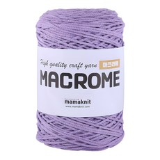 Mamaknit Macrome Cake系列 編織線, 27 Lilac, 225m, 1入